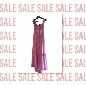 Elegant Pink Maxi Dress